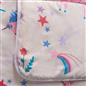 Coverless 10.5 Tog Unicorn Duvet Pillowcase Kids Single Quilt Travel Bedding Set