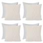 OHS Cable Knit Cushion Covers 2 Pack Sherpa Square Pillowcases Home Decor