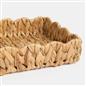 OHS Scallop Seagrass Tray Water Hyacinth Decorative Organiser Storage Basket
