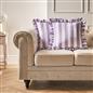 OHS Stripe Frill Cushion Covers Microfibre Square Pillowcases Home Decor