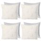 Winter Tree Cushion Covers 2/4 Sherpa Fleece Filled Plump Pads Christmas Home