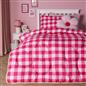 OHS Cherry Bows 7.5 Tog Coverless Duvet with Pillowcase Winter Warm Bedding Set