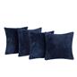Brentfords Waffle Popcorn Fleece Set of 4 x Cushion Covers Pack Sofa - 18