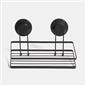 OHS Suction Shower Caddy Organiser Wall Mounted Bathroom Shelf Rust Resistant