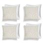 OHS Tufted Cushion Covers 2 Pack Arches Decorative Square Pillowcases