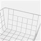 Wire Storage Basket Organiser Tidy Clothing Towel Holder Space Saving Solution