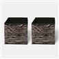 OHS Storage Cube Boxes Animal Print 2/4 Pack Folding Shoe Organiser Tidy Set