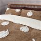 OHS Pumpkin Tufted Duvet Cover Set Halloween Autumn Teddy Fleece Bedding