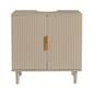 OHS Under Sink Bathroom Cabinet Ribbed Engineered Wood Storage Organiser