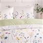 OHS Floral Border Bedding Set Microfibre Duvet Cover with Pillowcase
