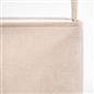 Laundry Basket Bag Foldable Drawstring Clothes Bin Organiser Faux Linen Handles
