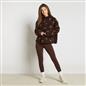 OHS Bows Half Zip Hoodie Teddy Fleece Winter Thermal Jumper Pullover Sweatshirt