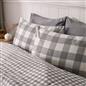 OHS Gingham Duvet Cover Bedding Set Check Quilt Pillowcase Reversible