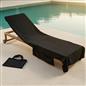 OHS Beach Towel Bag Microfiber Quick Dry Absorbent Bath Large Travel Spa