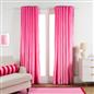 OHS Piped Edge Velvet Curtains Thermal 2 Panel Eyelet Ready Made