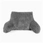 OHS Cable Knit Bolster Cuddle Cushion Fleece Back Support Filled Reading Pillow