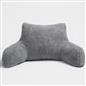 OHS Teddy Fleece Reading Pillow Cuddle Cushion with Arms Lumbar Bed Chair