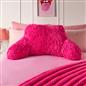 OHS Fluffy Cuddle Cushion Reading Pillow with Arms Lumbar Bed Chair