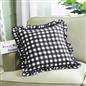 OHS Frill Cushion Covers Faux Linen Soft Square Pillowcases Home Decor Multipack