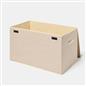 OHS Plain Storage Box Large Folding Collaspsible Space Saving Organiser with Lid