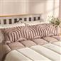 OHS Tufted Arches Bolster Cushion Fleece Soft Maternity Support Filled Pillow