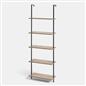 OHS 5-Tier Floating Shelf Wall Rack Display Unit Space Saving Home Decor