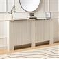 OHS Ribbed Radiator Cover Slatted Engineered Wood Side Board S M L Cabinet Shelf