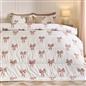 OHS Bows 10.5 Tog Coverless Duvet with Pillowcase Winter Warm Bedding Set