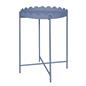 OHS Scallop Edge Side Table Coffee Tables with Metal Frame
