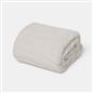 OHS Faux Fur Ribbed Fleece Throw Over Bed Blanket Supersoft, Green - 150 x 200cm
