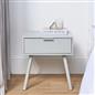 OHS Venice Nightstand Bedside Table 1 Drawer End Side Storage Cabinet