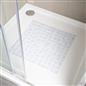 OHS PVC Bath Mat Clear Non Slip Quick Dry Anti Mould Bathroom Shower Rug