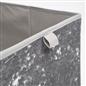 OHS Pack of 4 Crushed Velvet Storage Boxes Collapsible Foldable Square Cube Box