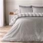 OHS Gingham Duvet Cover Bedding Set Check Quilt Pillowcase Reversible