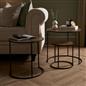 OHS Manhattan Nesting Table Stacking Coffee Side Wooden Effect Tables Set of 2/3