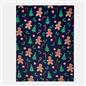 OHS Xmas Throw Blanket Gingerbread Man Soft Warm Travel Foldable Blanket