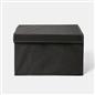 OHS Plain Storage Box Large Folding Collaspsible Space Saving Organiser with Lid