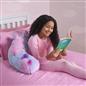 Unicorn Cuddle Cushion Teddy Fleece Reading Bed Pillow Chair Back Support Arms