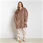 OHS Hoodie Blanket Oversized Ultra Plush Sherpa Giant Big Hooded Sweatshirt
