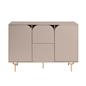 OHS Curved Look Sideboard Display Unit Buffet Cabinet Sideboard Cupboard Storage