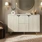 OHS Curved Look Sideboard Display Unit Buffet Cabinet Sideboard Cupboard Storage