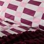 OHS Checkerboard Print Bedding Set Microfibre Duvet Cover with Pillowcase
