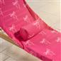 OHS Bows Beach Bolster Travel Cushion Neck Support Filled Pillow
