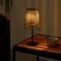 OHS Solar Table Lamp Rattan Cordless Outdoor Garden Light Dusk Sensor
