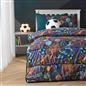 OHS Football Coverless 10.5 Tog Duvet Set with Pillowcase Kids Comic Single Bed