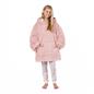 Hoodie Blanket Fluffy Long Fibre Sherpa Fleece Kids Oversized Sweatshirt Throw