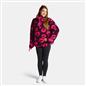 OHS Print Teddy Fleece Half Zip Jumper Womens Pullover Sweatshirt Long Sleeve