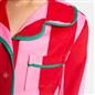 OHS Print Pyjama Set Button Through Soft Womens Kids Loungewear Nightwear