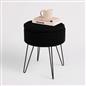 Foot Stool Storage Seat Chair Dressing Table Vanity Pouffe Ottoman Boucle Fleece