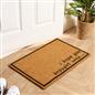 OHS Slogan Welcome Doormat Natural Non Slip Indoor Outdoor Coir Door Mat Rug
